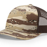 12 Richardson 112PFP Camo Trucker Hats