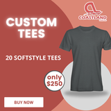 20 Softstyle tees for $250