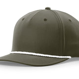 12 Richardson 258 Classic Rope Cap Puff Embroidery