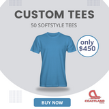 50 Softstyle tees for $450