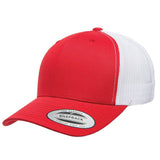 24 Yupoong Retro Trucker Cap 6606 Embroidered Hats