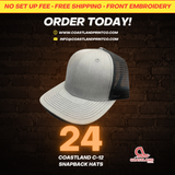 24 Coastland Embroidered Hats