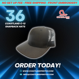 36 Coastland Embroidered Hats