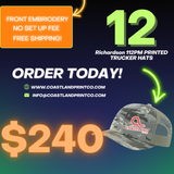 Richardson 112P Printed Trucker Hats 12 for $240