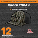 12 Richardson 112P Printed Trucker Hats