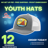 12 Richardson 112 Youth Patch Hats