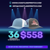 36 Richardson Embroidered Hats for $558