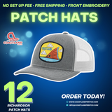 12 Richardson 112 Patch Hats